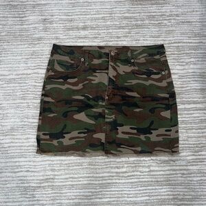 Camo Mini Skirt